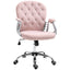ProperAV Extra Ergonomic 360° Swivel Diamond Tufted Padded Base Office Chair with 5 Castor Wheels - maplin.co.uk