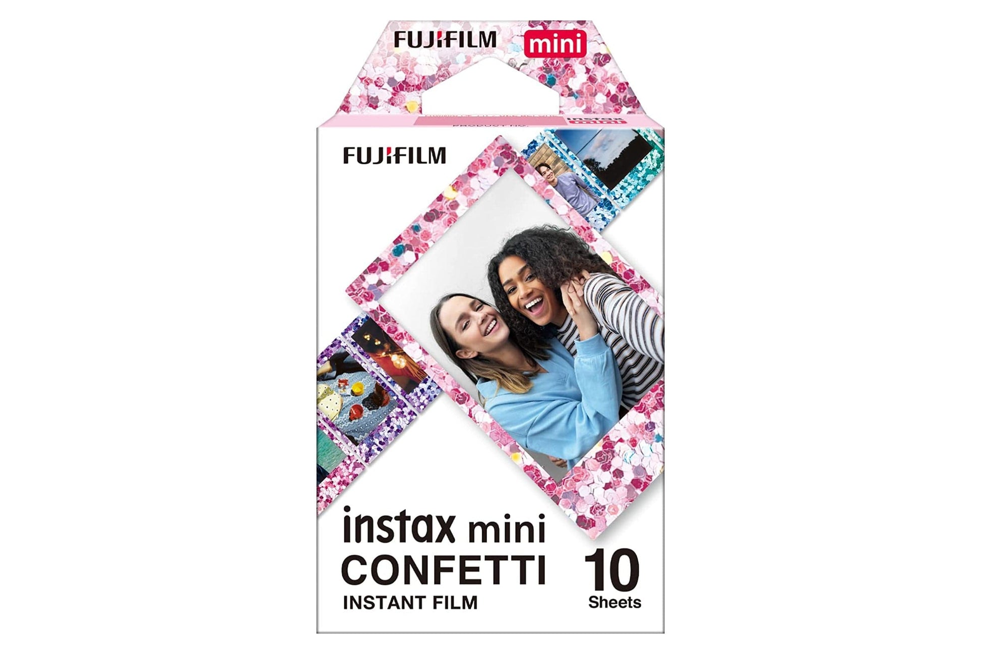 Fujifilm Instax Mini Instant Photo Film - Confetti Pack of 10