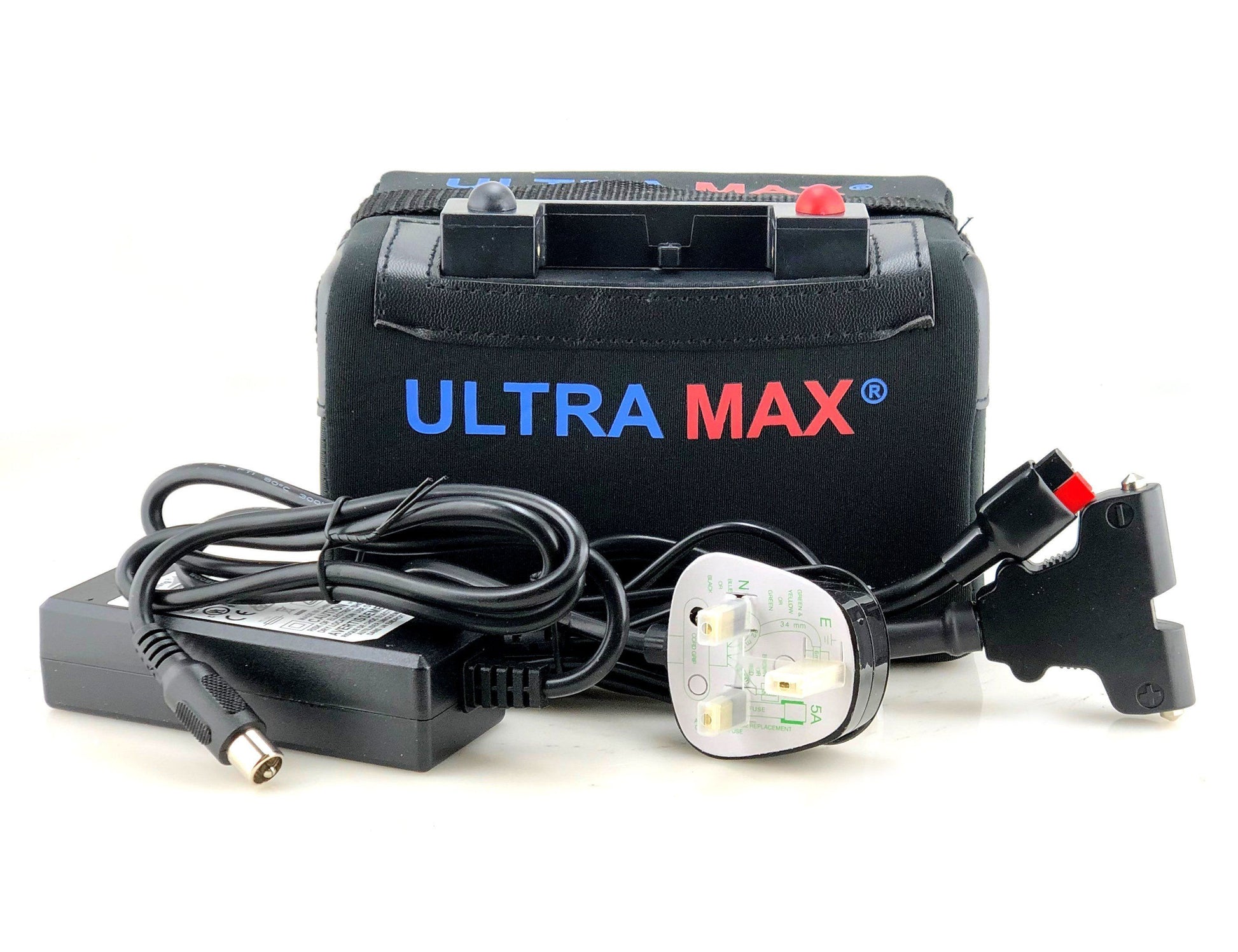 Maplin Ultra 36 Hole 22Ah 12V Golf Trolley Lithium LiFePO4 Battery with Charger & Cable - maplin.co.uk