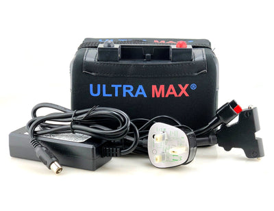 Maplin Ultra 36 Hole 22Ah 12V Golf Trolley Lithium LiFePO4 Battery with Charger & Cable - maplin.co.uk
