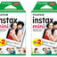 Fujifilm Instax Mini Instant Photo Film - White - maplin.co.uk