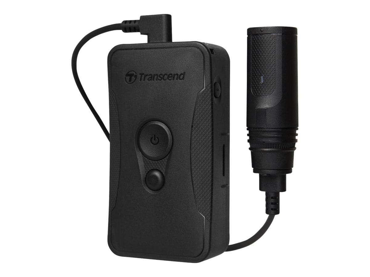 Transcend DrivePro 60 Body Camera with Separate Camera - 64GB, Black - maplin.co.uk