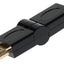 Maplin Adjustable Angle HDMI Male to HDMI Female Adapter - Black - maplin.co.uk