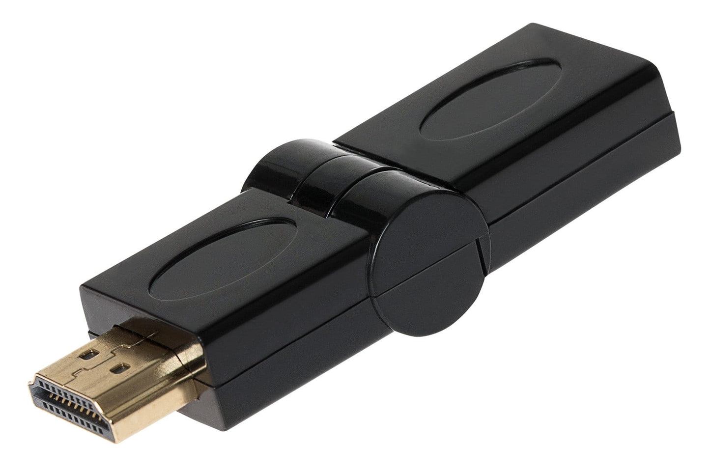 Maplin Adjustable Angle HDMI Male to HDMI Female Adapter - Black - maplin.co.uk