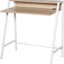 ProperAV Extra Computer Desk with Elevated Storage Shelf