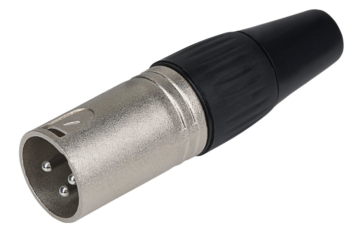ProSound XLR Male Connector With 3 Copper Contacts Zinc Diecast Shell prosound-xlr-male-connector-with-3-copper-contacts-zinc-diecast-shell