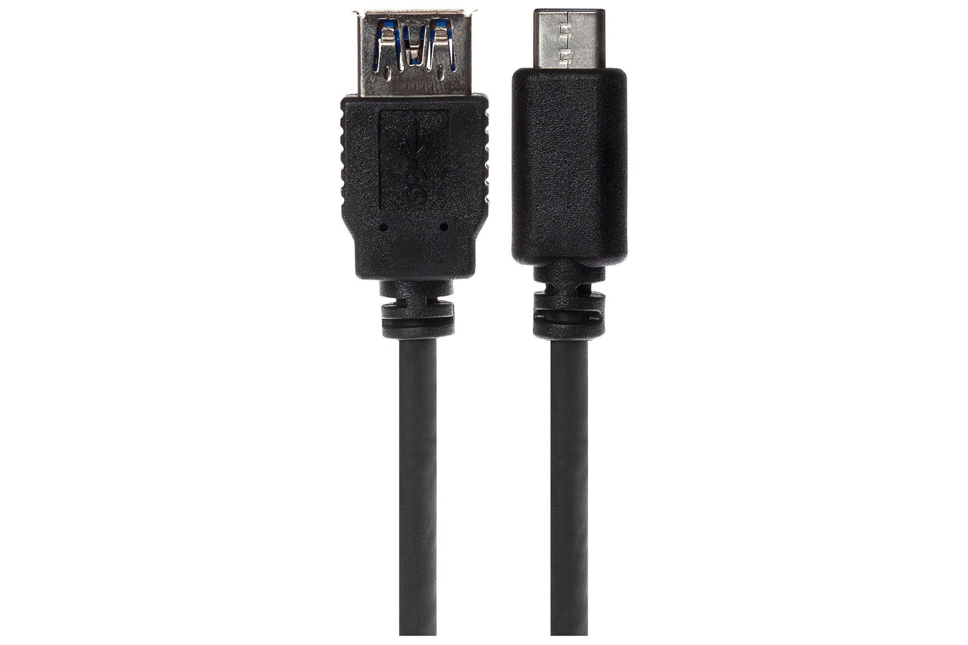 Maplin PRO USB-C Male to USB-A 3.1 Female Gen 2 60W Super Speed Data Transfer & Charging Adapter Cable - Black, 1m - maplin.co.uk