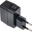 Maplin 1-Port USB-A 5V EU Wall Charger 5V 1 Amp 100-240V Travel Adapter - Black - maplin.co.uk