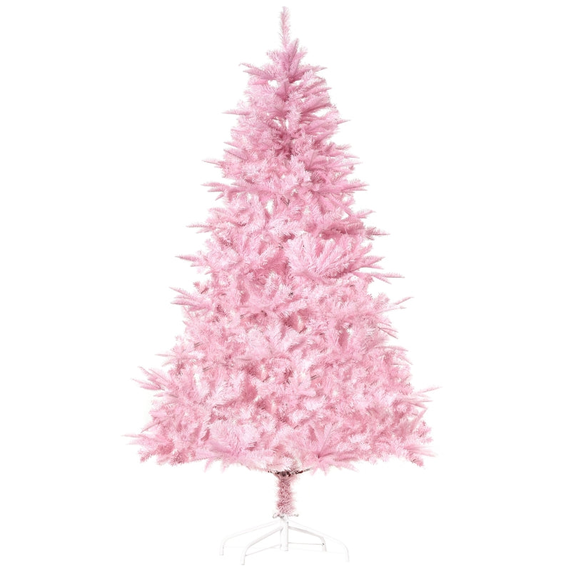 HOMCOM 5ft Pink Artificial Christmas Tree - maplin.co.uk