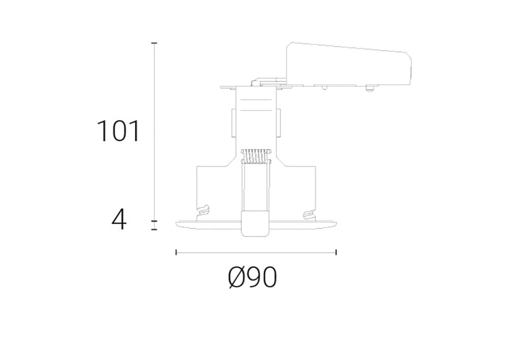 4lite IP20 GU10 Fire-Rated Downlight - Matte White - maplin.co.uk