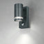 4lite Marinus GU10 Single Direction Outdoor Wall Light with PIR - Anthracite