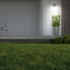 4lite Marinus GU10 Single Direction Outdoor Wall Light with PIR - Anthracite