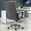 ProperAV Linen Upholstered Tilting Home Office Chair - maplin.co.uk
