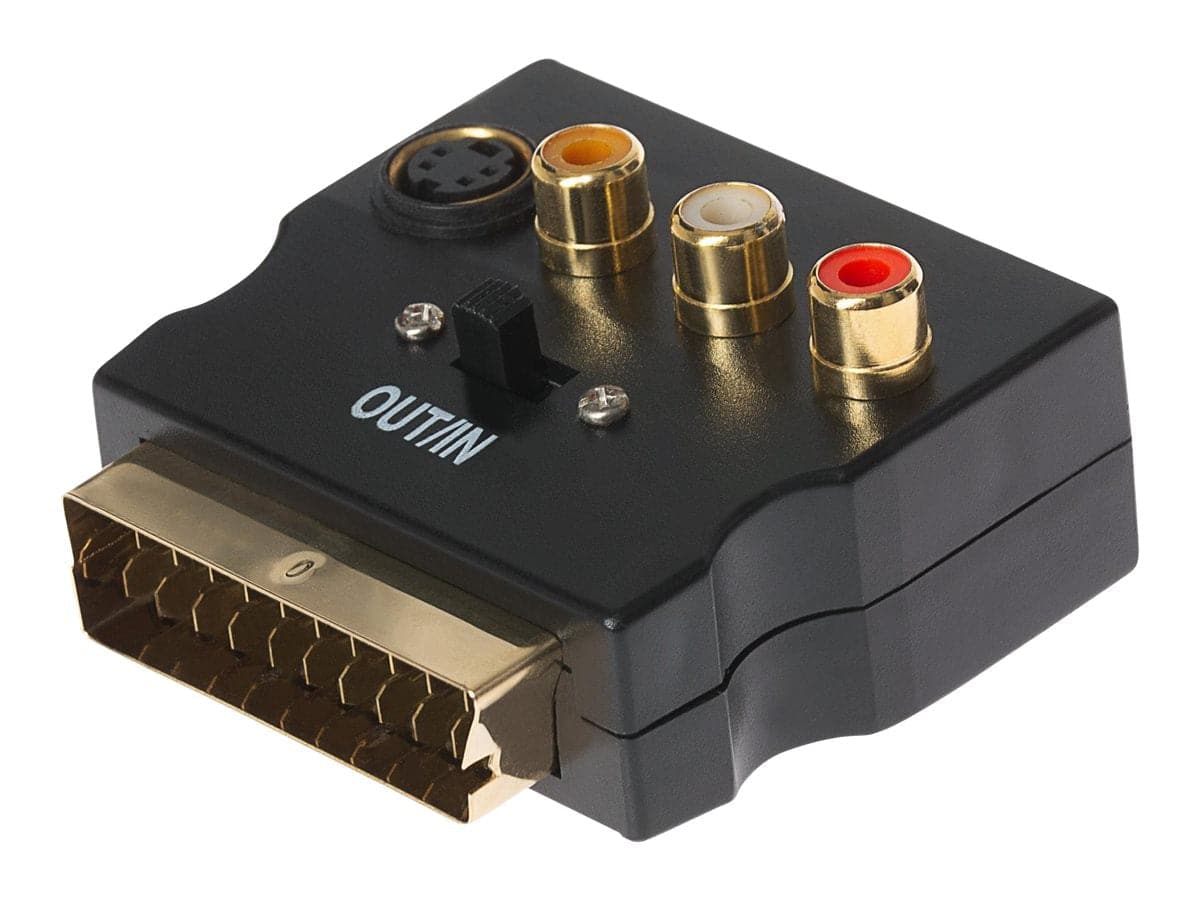 Maplin SCART to S-Video or Triple RCA Adapter | PC & Mobile Accessories ...