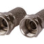 Maplin F Type Twist on Connector for Satellite Aerial Coaxial Cable - Pack of 2 - maplin.co.uk