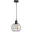 4lite Decorative Bird Cage Lighting Pendant for E27 Large Screw Fit Lamp (Bulb Not Included) - Matte Black - maplin.co.uk