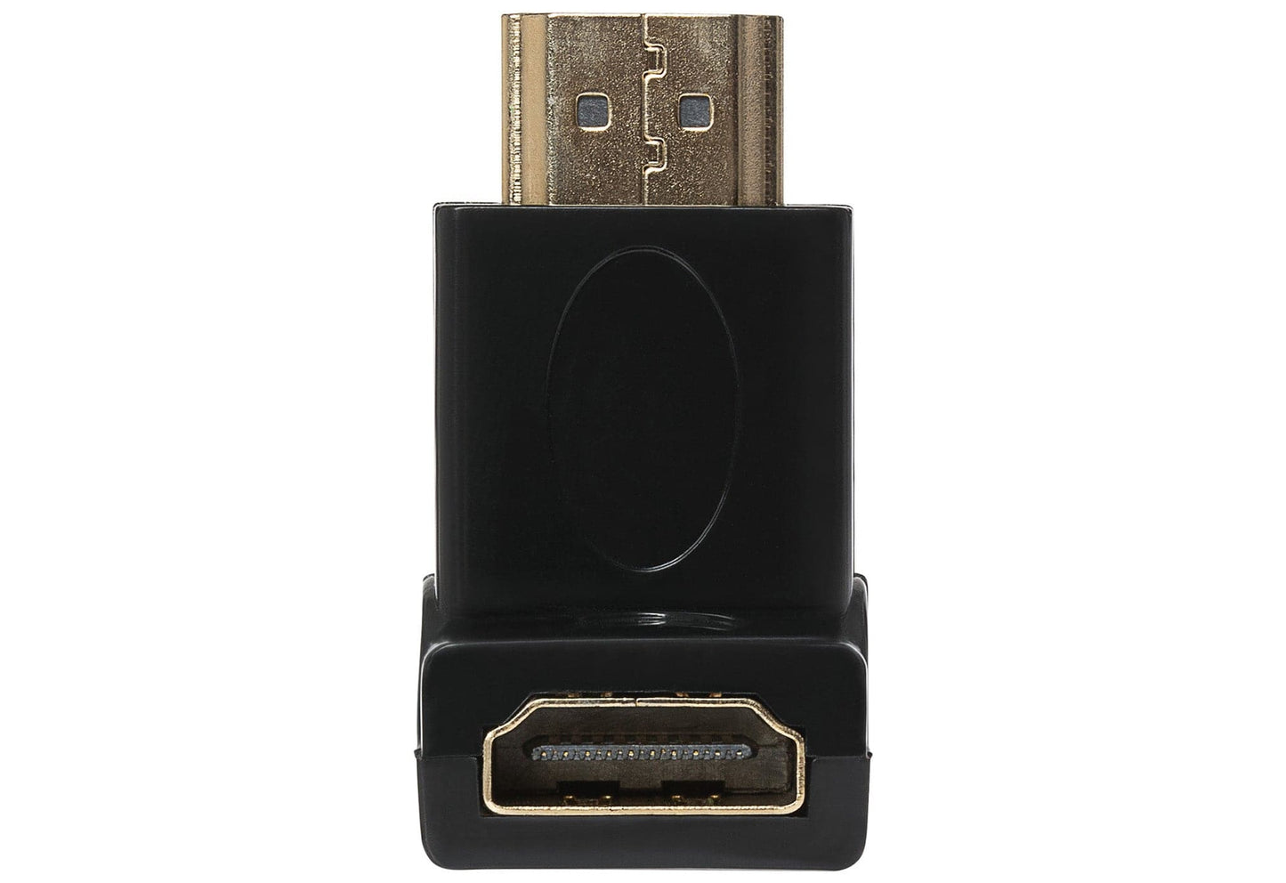 Maplin Adjustable Angle HDMI Male to HDMI Female Adapter - Black - maplin.co.uk