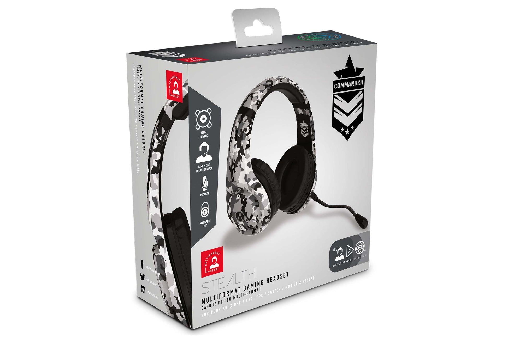 Gaming Headset | Urban | - | Stealth Camouflage Commander Specialist Audio The XP Electronics Maplin