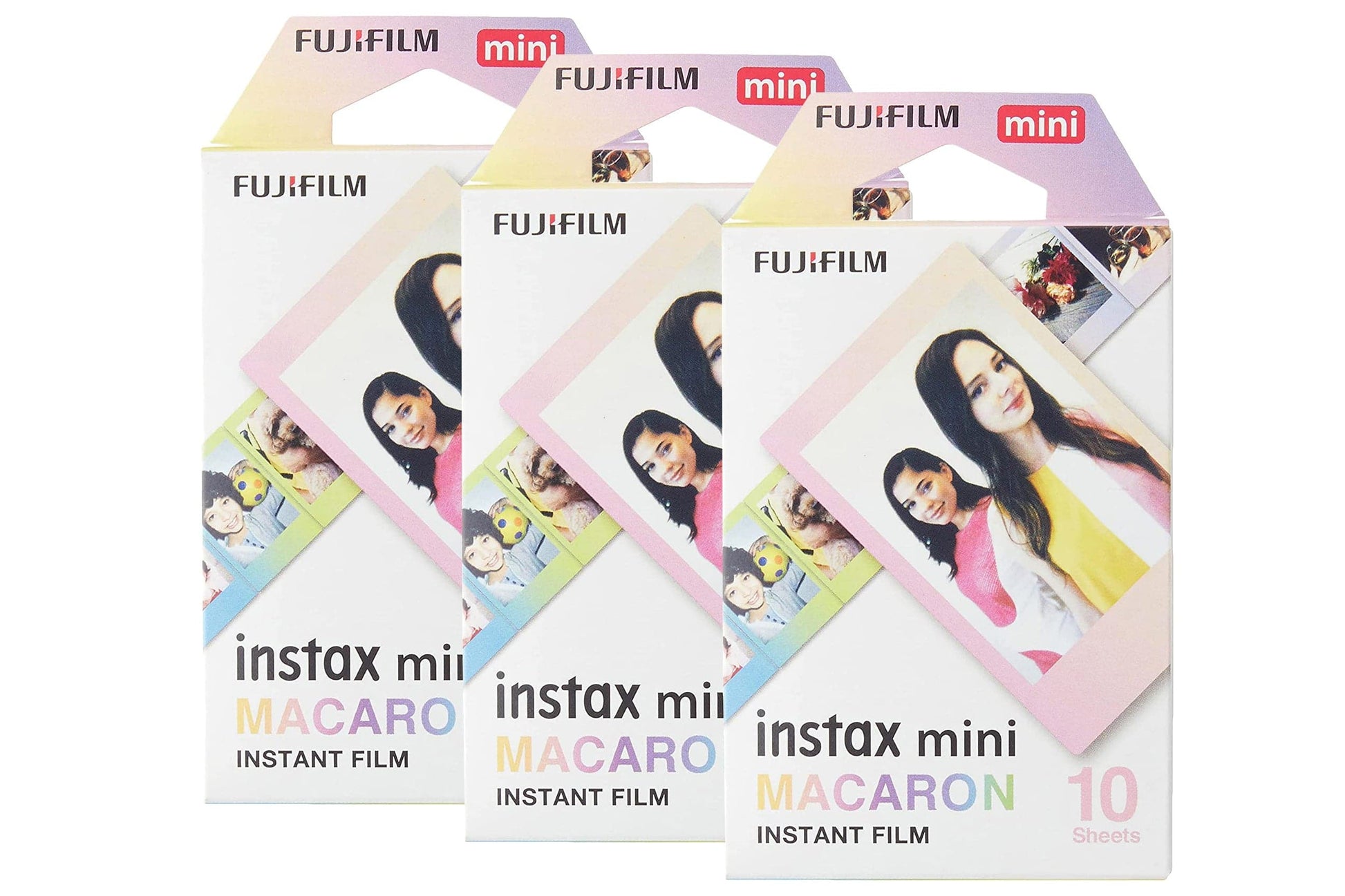 Fujifilm Instax Mini Instant Photo Film - Macaron Pack of 30