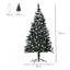 HOMCOM 6ft Snow-Dipped Artificial Christmas Tree with White Berries & Star Topper - maplin.co.uk