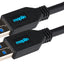 Maplin Super Fast USB-A 3.0 to USB-A 3.0 Cable - Black, 3m - maplin.co.uk