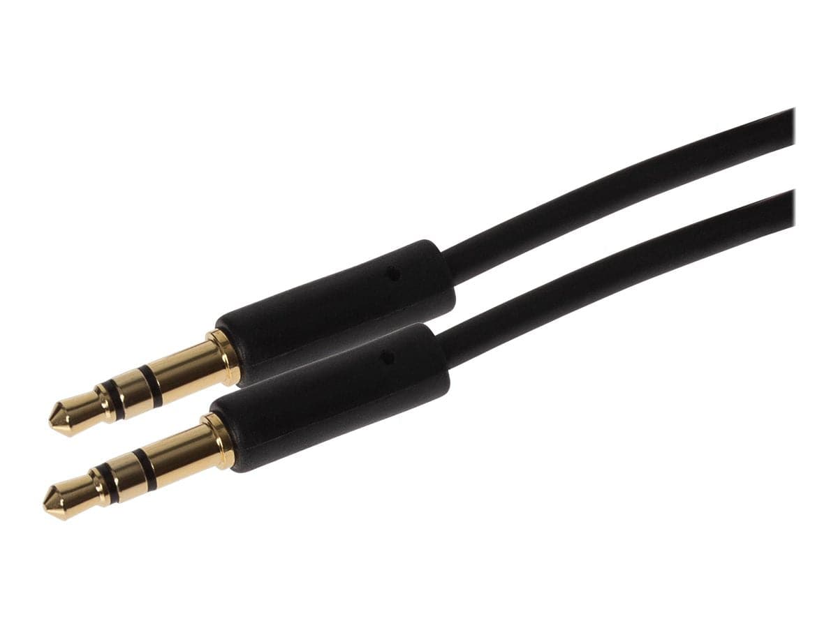 Maplin 3.5mm Aux Stereo 3-Pole Jack Plug to 3.5mm 3-Pole Jack Plug Cable - Black, 3m - maplin.co.uk