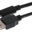 Maplin Pro USB-C Male to USB-A 3.1 Female Gen 2 60W Super Speed Data Transfer & Charging Adapter Cable - Black, 1m
