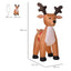 HOMCOM Inflatable LED Christmas Reindeer Outdoor Decoration - maplin.co.uk