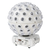 Kam Stratosphere Ghost Starburst LED Light Ball - White - maplin.co.uk