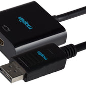 Maplin DisplayPort to HDMI Female Adapter - Black, 23cm - maplin.co.uk