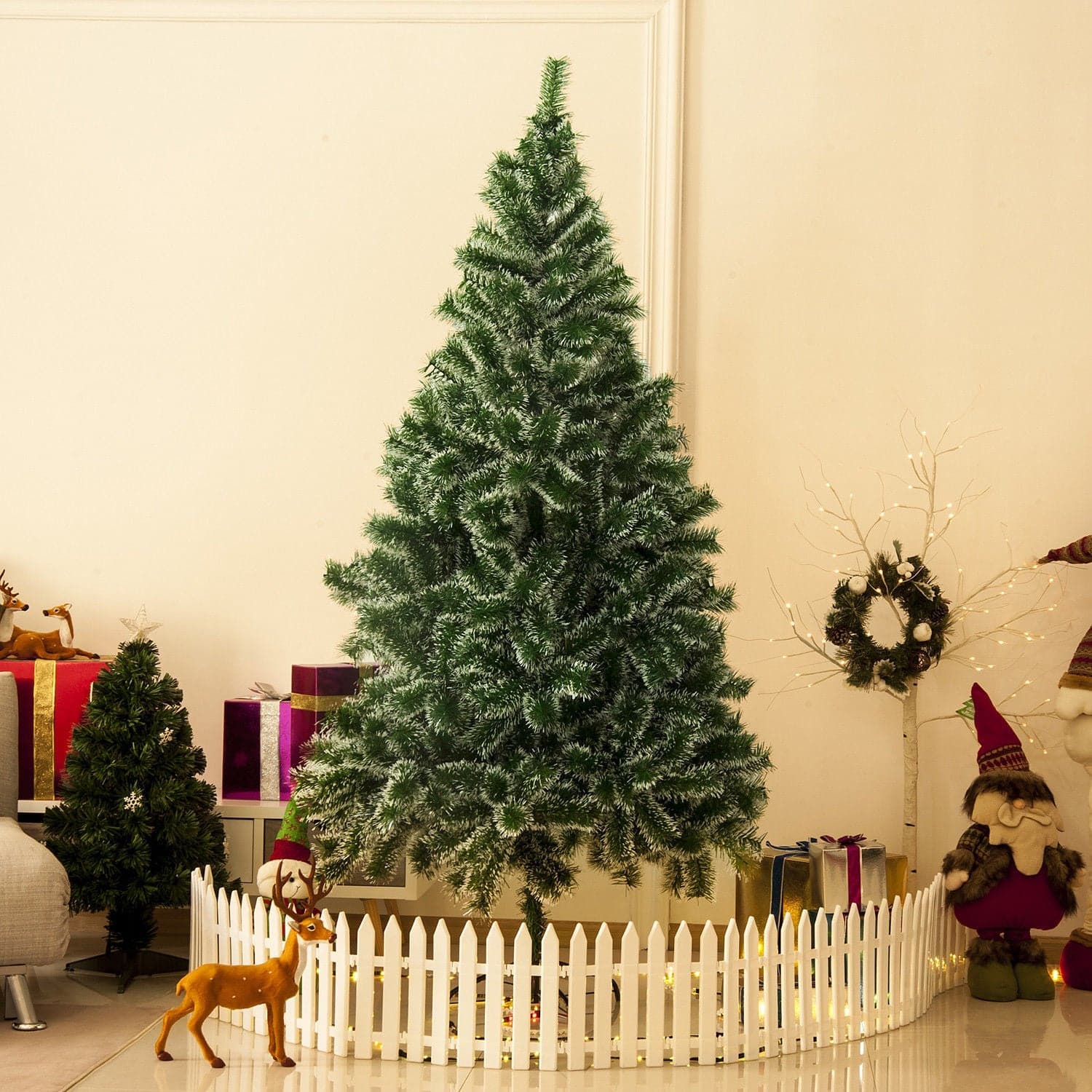 HOMCOM 7ft Artificial Christmas Tree - maplin.co.uk