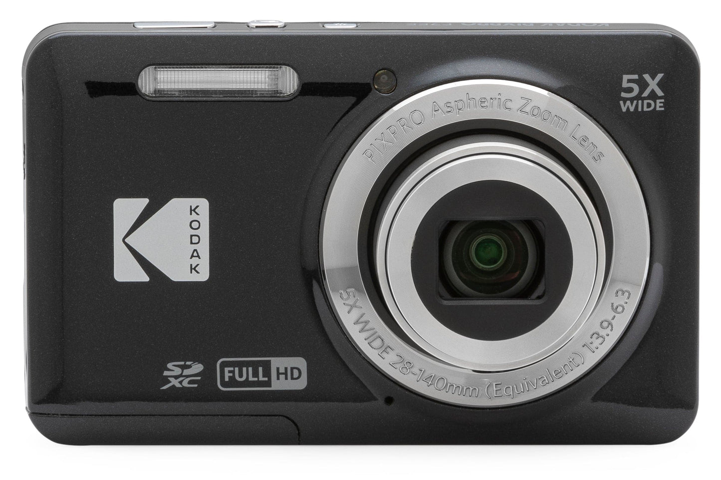 Kodak PIXPRO FZ55 16MP 5x Zoom Compact Camera - Black - maplin.co.uk