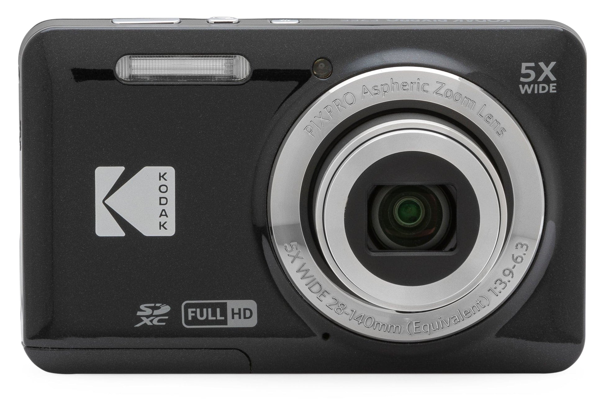 Kodak PIXPRO FZ55 16MP 5x Zoom Compact Camera - Black - maplin.co.uk