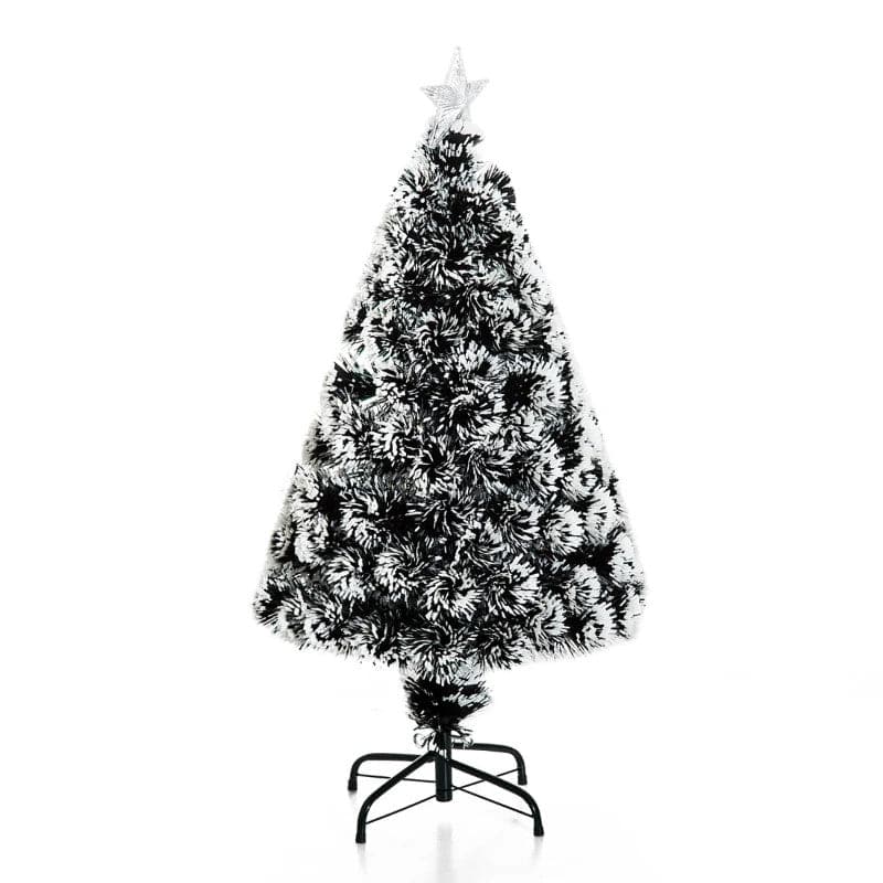 HOMCOM 4ft 120cm Pre-Lit Multicolour LED Artificial Christmas Tree - maplin.co.uk