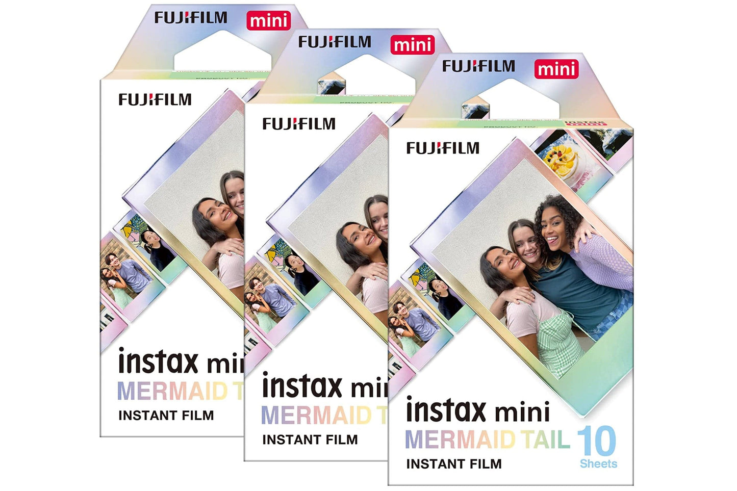 Fujifilm Instax Mini Instant Photo Film - Mermaid Tail Pack of 30