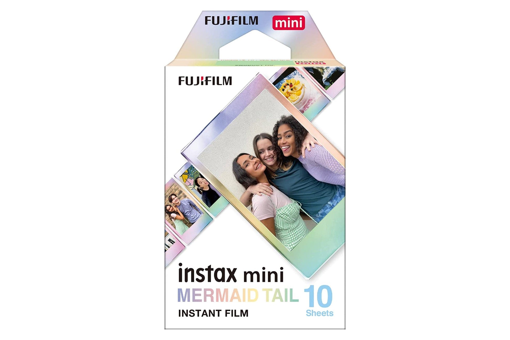 Fujifilm Instax Mini Instant Photo Film - Mermaid Tail Pack of 10