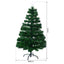 HOMCOM 4ft Pre-Lit Fibre Optic Artificial Christmas Tree Holiday with Tree Topper - maplin.co.uk