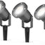 4lite GU10 Outdoor Garden Spike Light Pack of 3