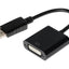 Maplin DisplayPort to DVI-I Female 24 + 5 Pin Adapter - Black, 23cm - maplin.co.uk