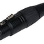 ProSound XLR Female Connector Gold Plated Copper Contacts Zinc Shell - maplin.co.uk