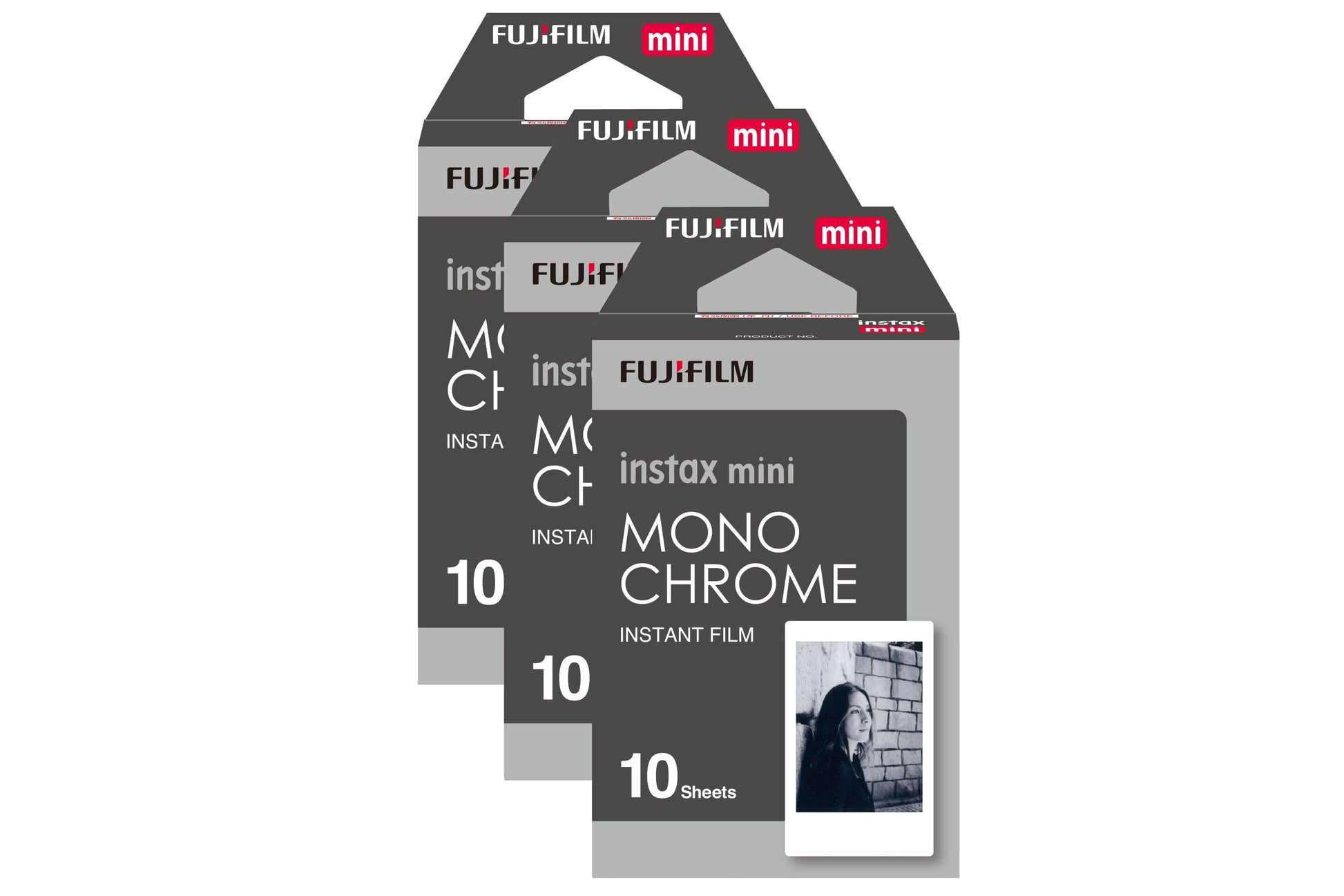 Fujifilm Instax Mini Instant Photo Film - Monochrome - maplin.co.uk