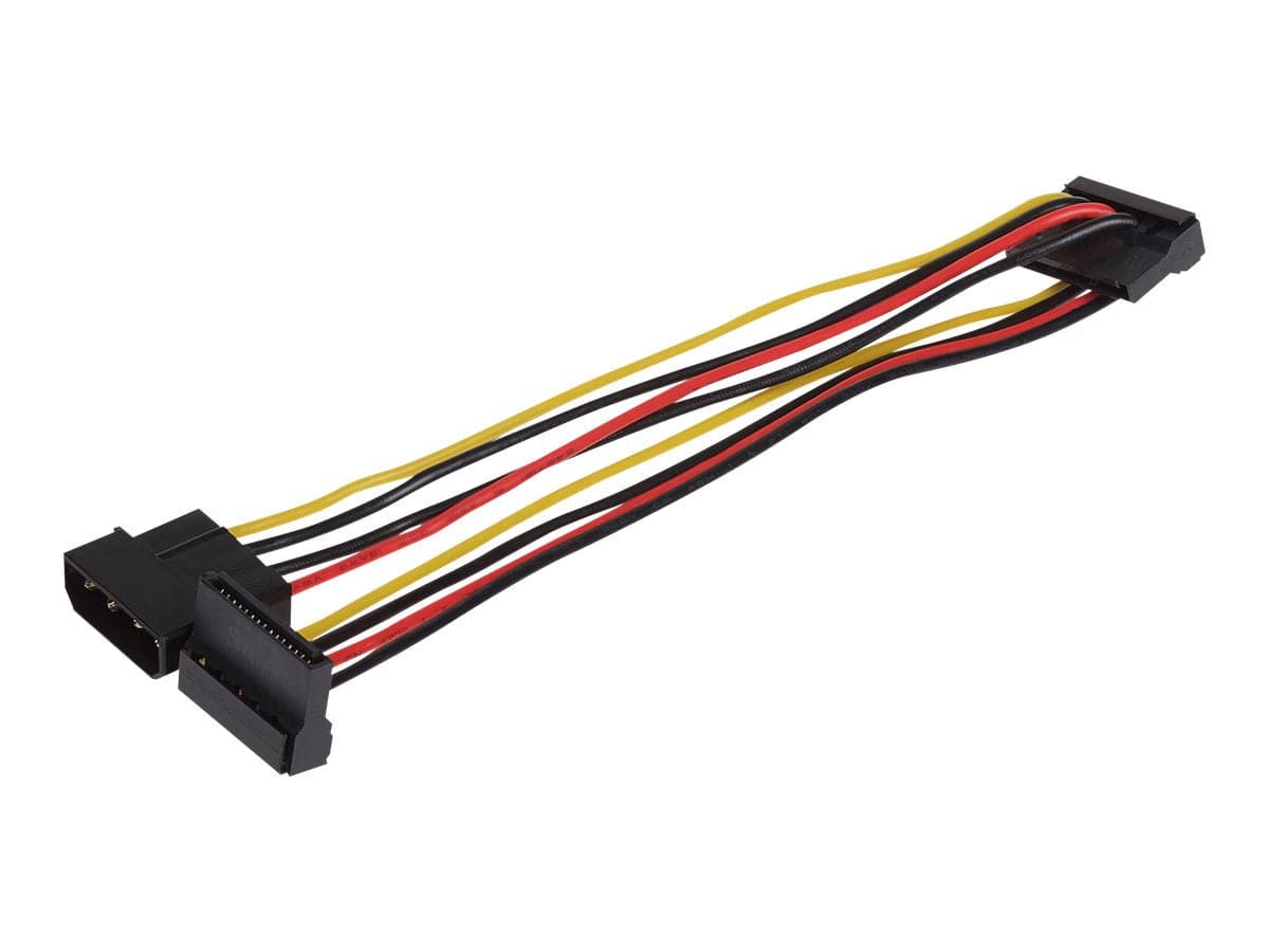 Maplin 4 Pin PSU Molex to 2x 15 Pin SATA Power Lead Cable - 0.35m - maplin.co.uk