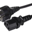 Maplin Power Lead IEC C13 3 Pin Plug Female to EU Schuko Plug - 1.7m (Not Fused) - maplin.co.uk
