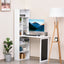 ProperAV Extra Fold-Out Convertible Home Office Desk with Wall Mount Cabinet & Blackboard - maplin.co.uk