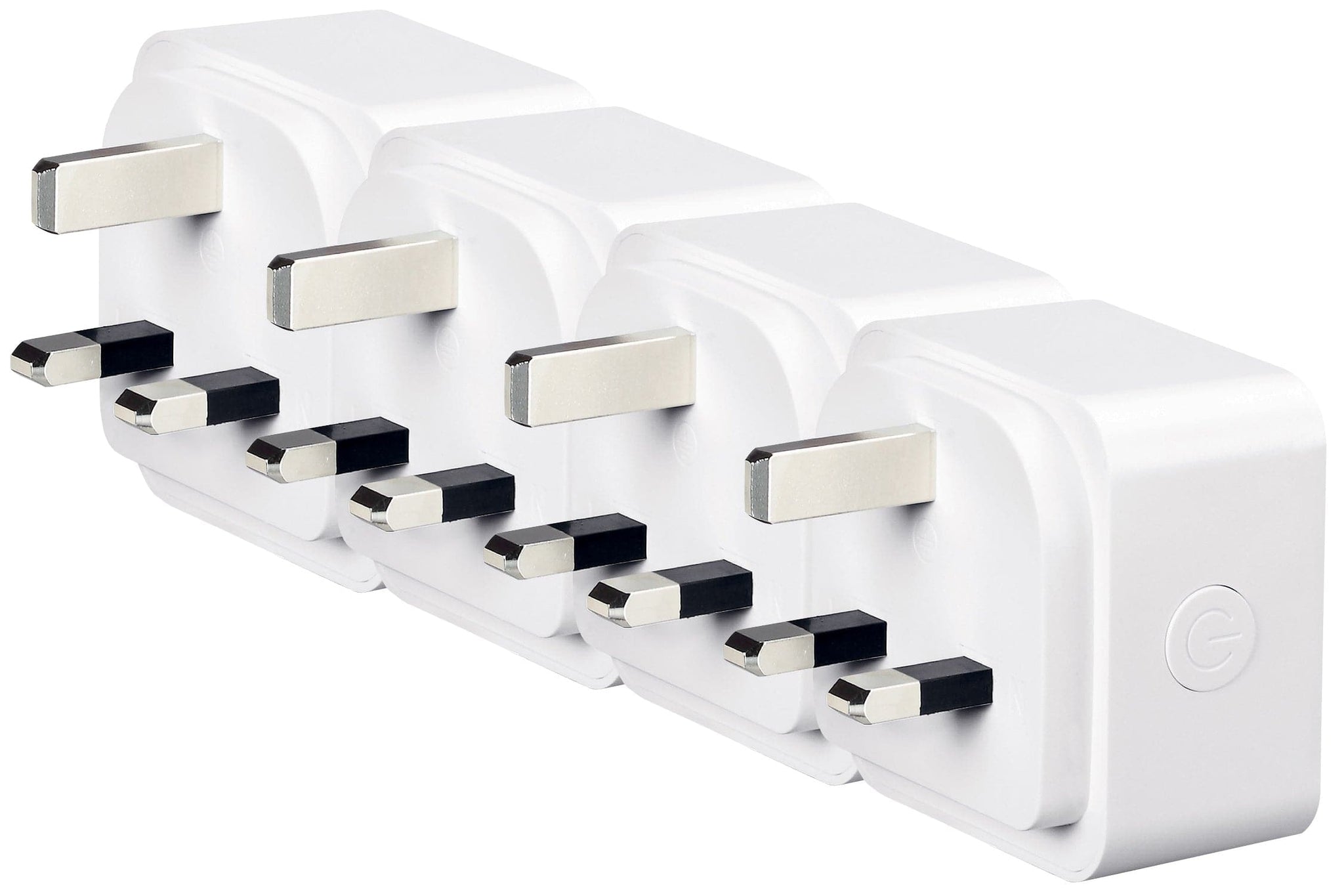 4lite WiZ Connected 3-Pin UK Smart Plug Pack of 4