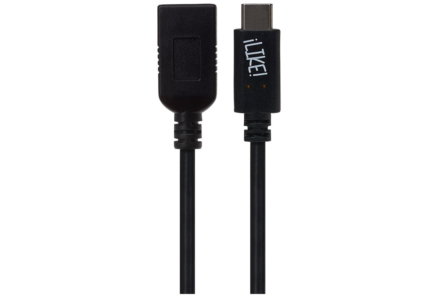 Maplin USB-C to USB-A 3.1 Gen 1 Female Adapter - Black, 14cm - maplin.co.uk