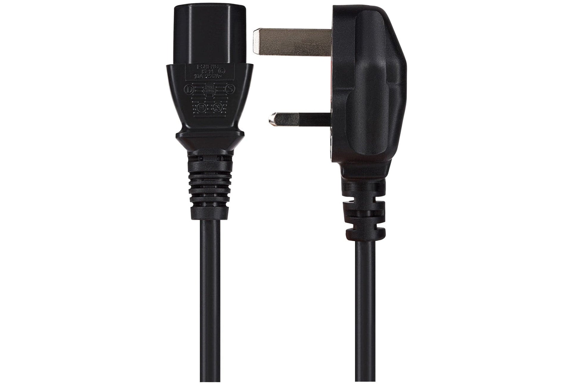 Maplin Power Lead IEC C13 Female Plug to UK 3 Pin Plug - 1.5m, 5 Amp Fuse - maplin.co.uk