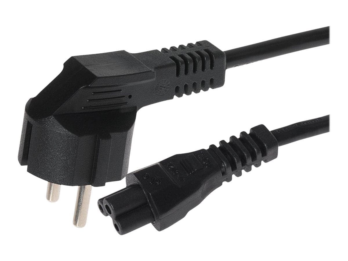 Maplin IEC C5 3pin Plug Female to EU Schuko Plug Power Supply Cable - 2m - maplin.co.uk