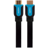 Maplin Flat HDMI to HDMI 4K Ultra HD Cable with Gold Connectors - Black, 3m - maplin.co.uk