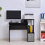 ProperAV Computer Desk with Sliding Keyboard Tray & Side Compartment - maplin.co.uk